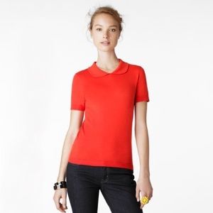 Kate Spade Kyle Silk Blend Peter Pan Collar Blouse